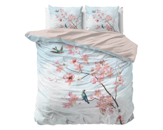 Bettbezug Layla blau 140 x 220 cm - Palo24