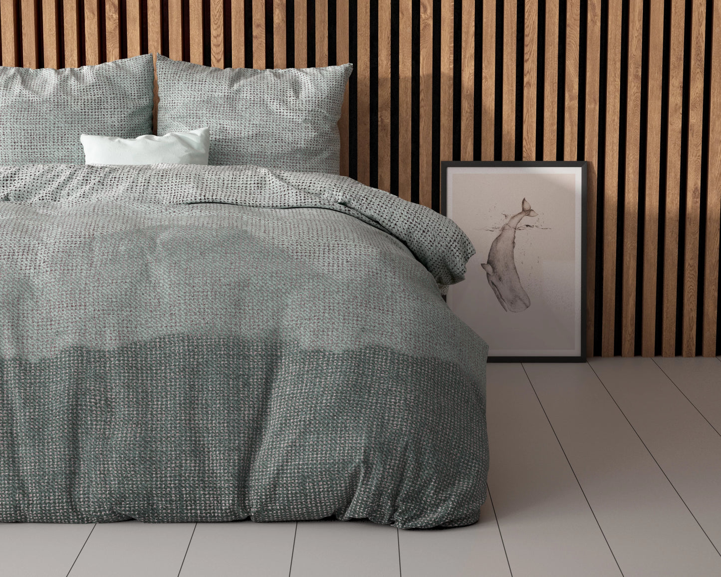 Lulian Sea Blue Bettbezug