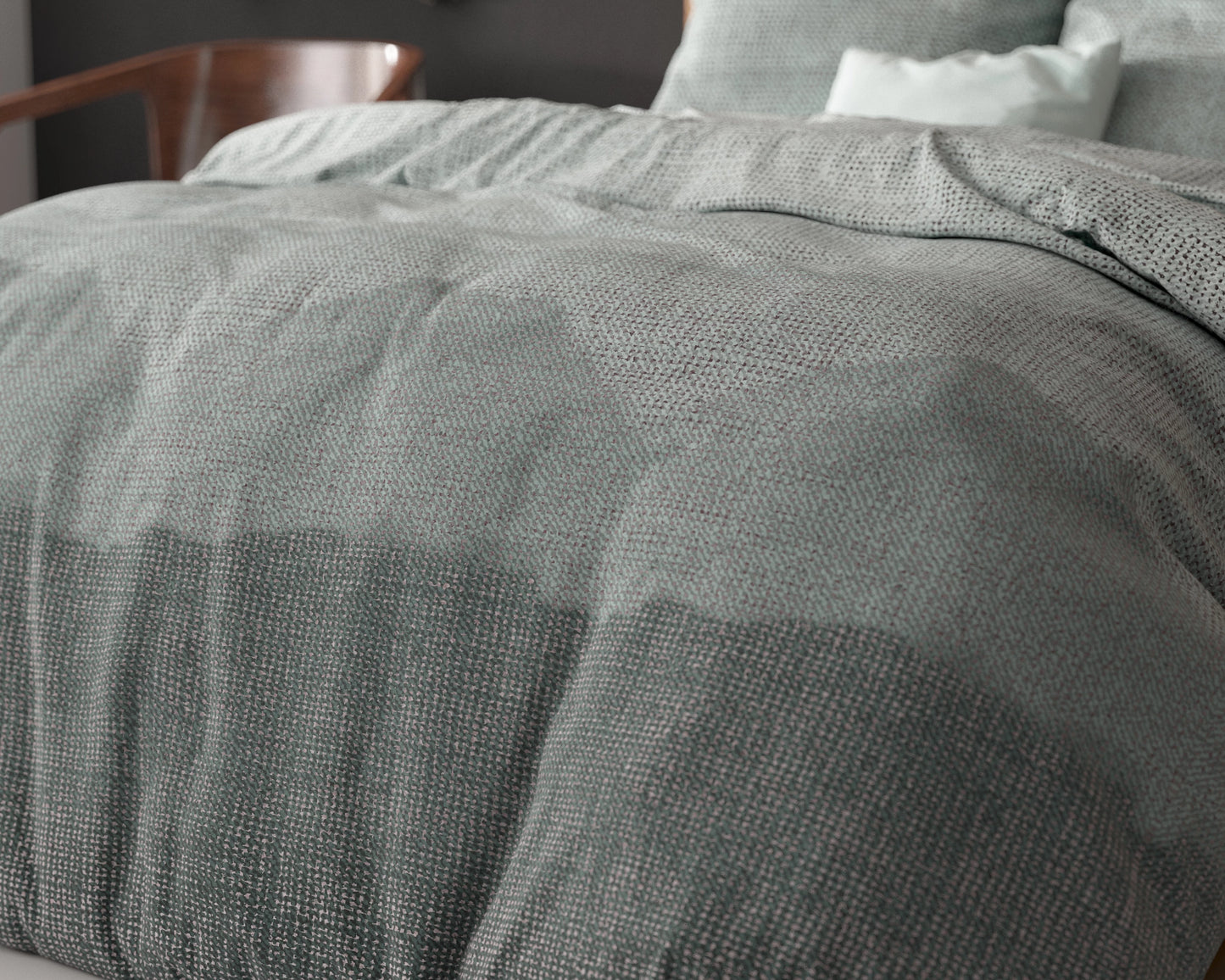 Lulian Sea Blue Bettbezug