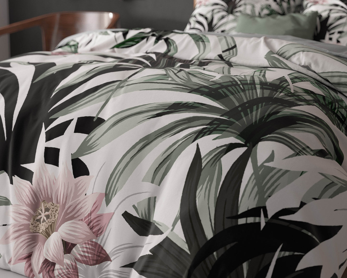 Bettbezug Suzette Weiss 200 x 200/220 cm - Palo24