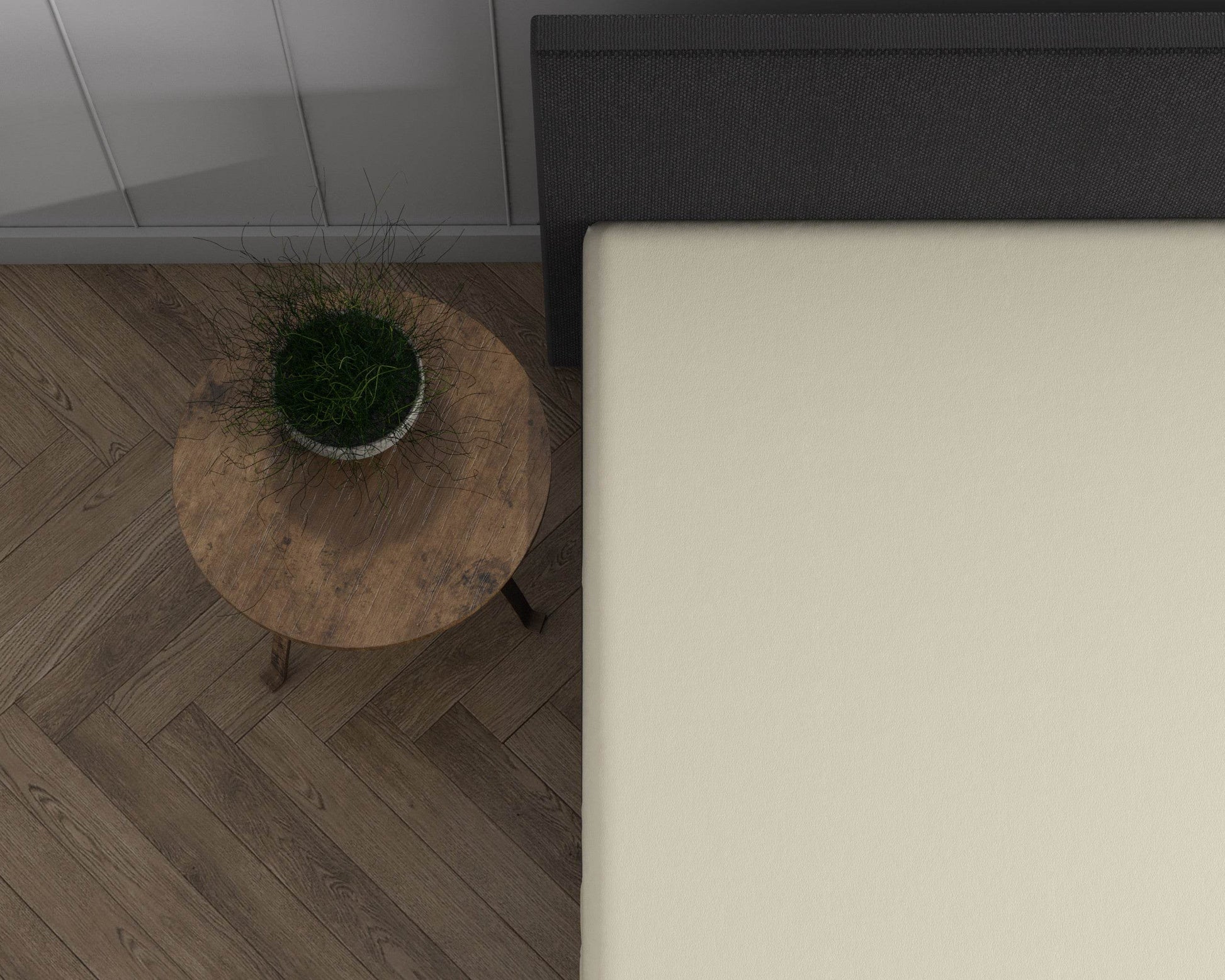 Doppelt Jersey 220 gr. Topper Spannbettlaken Creme 140 x 200/220 cm - Palo24