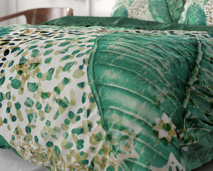 Bettbezug Morena 240x200/220 cm Grün