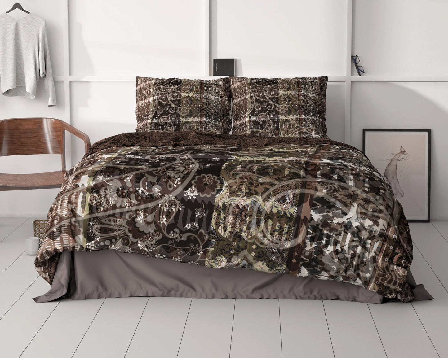 Milena Braun Bettbezug 240x200/220 cm