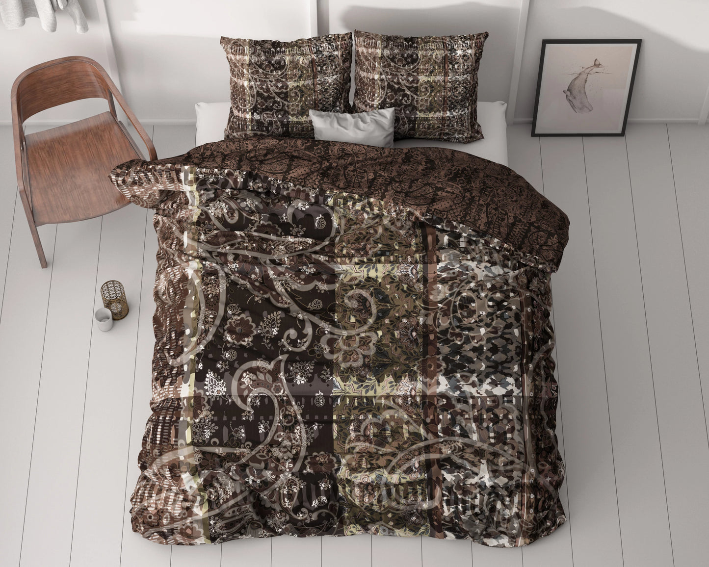 Milena Braun Bettbezug 240x200/220 cm