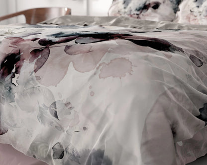 Flor Grau Bettbezug 240x200/220 cm