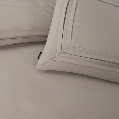 Bettbezug Tailored Taupe 140 x 200/220 cm - Palo24