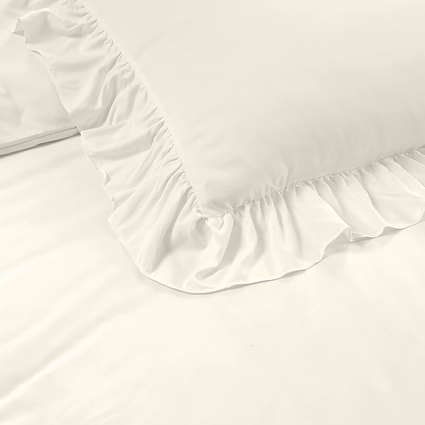 Bettbezug Ruffles Creme 240 x 200/220 cm