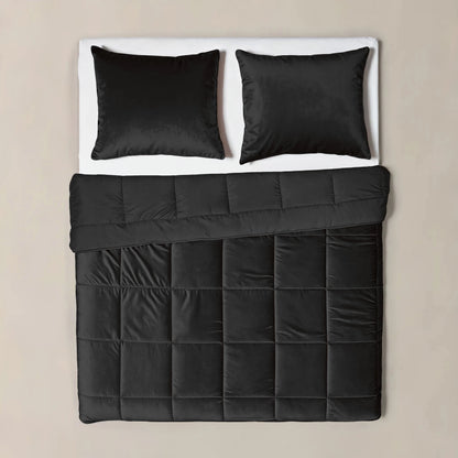 Lazy Velvet Bettdecke Schwarz
