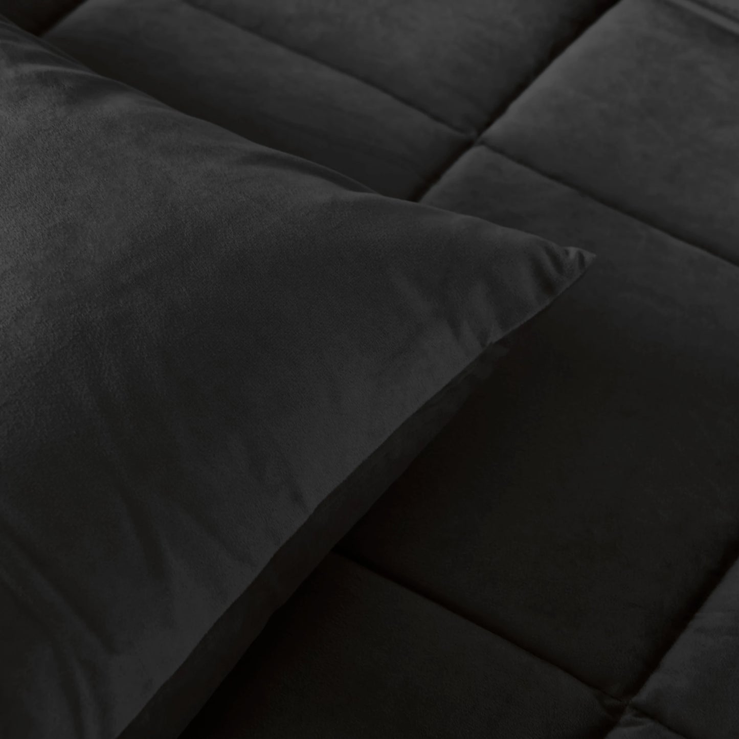 Lazy Velvet Bettdecke Schwarz