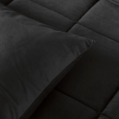 Lazy Velvet Bettdecke Schwarz