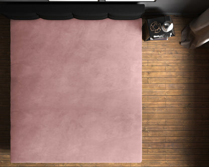 Samt-Spannbettlaken Altrosa