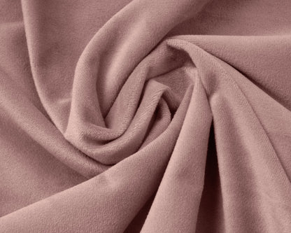 Samt-Spannbettlaken Altrosa