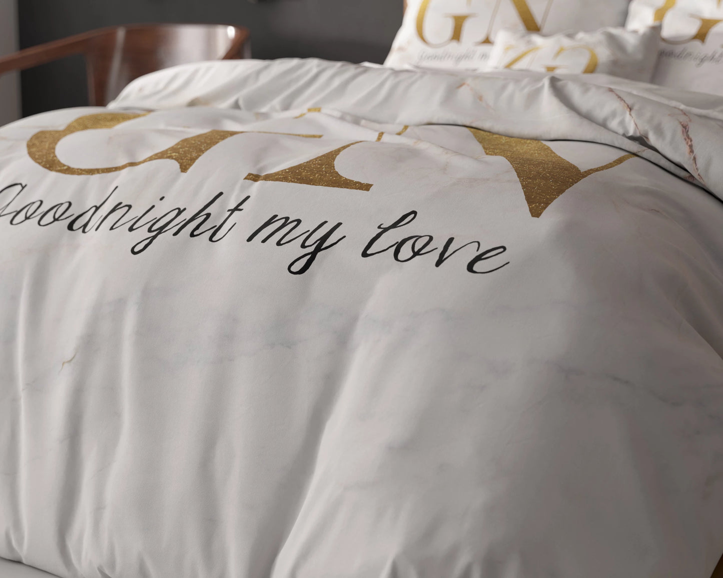 Goodnight Bettbezug Gold