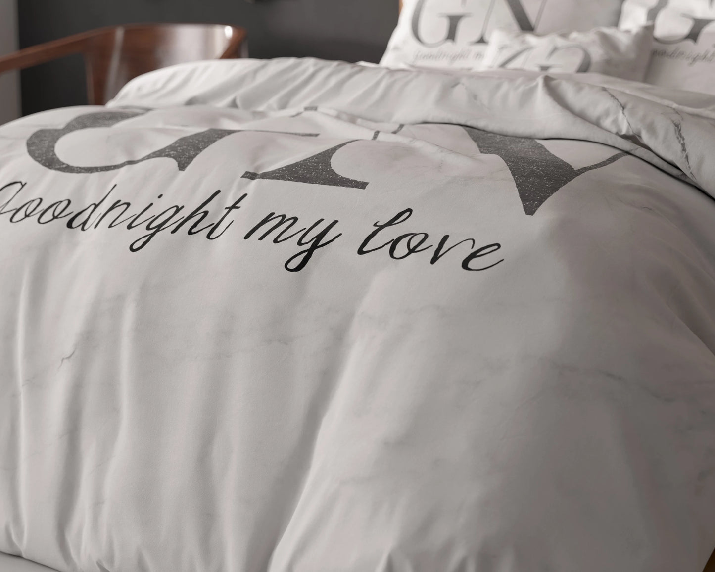 Goodnight Bettbezug 240x200/220 cm Silber