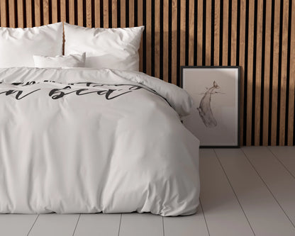 Namastay Bettbezug 140x220 cm Weiss