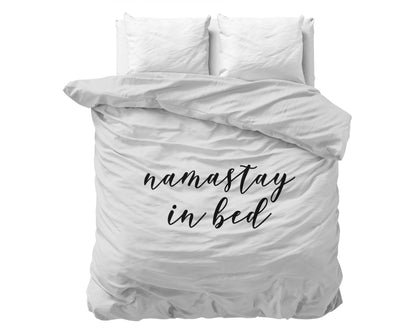 Namastay Bettbezug Weiss