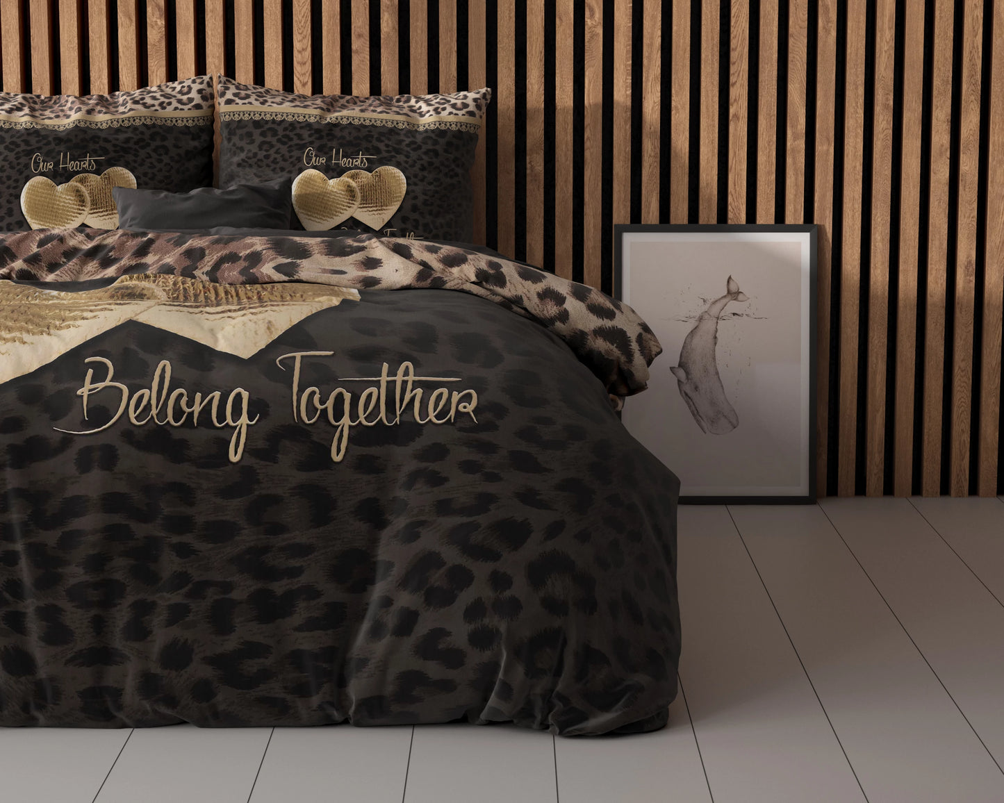 Two Love Bettbezug 240x200/220 cm Schwarz