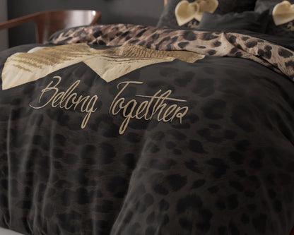 Two Love Bettbezug 240x200/220 cm Schwarz