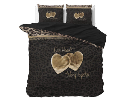 Two Love Bettbezug Schwarz