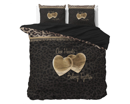 Two Love Bettbezug Schwarz