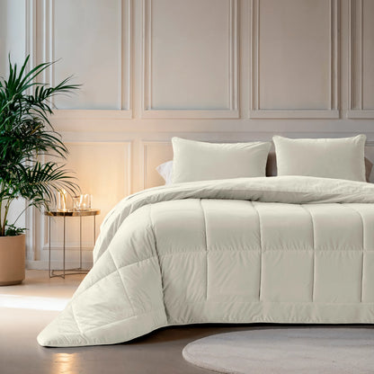 Lazy Velvet Bettdecke Creme