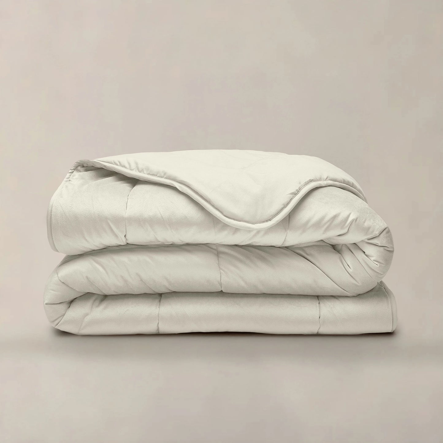 Lazy Velvet Bettdecke  240x200 cm Creme