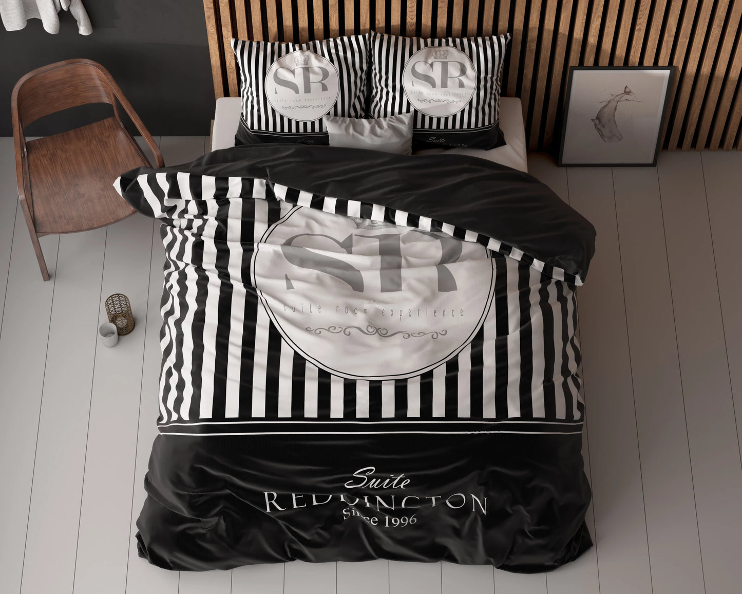 Reddington Bettbezug Schwarz