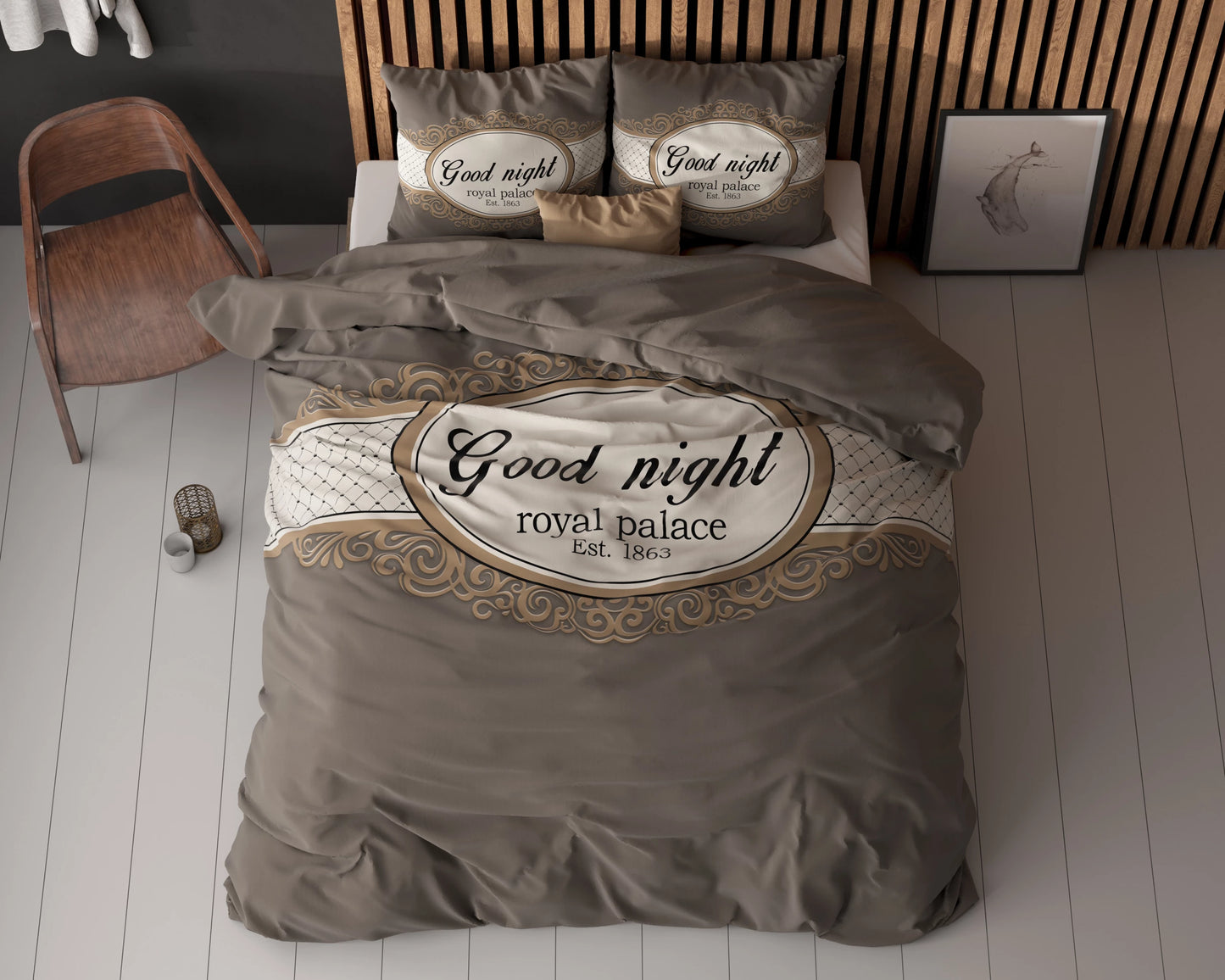 Royal Palace Bettbezug Taupe