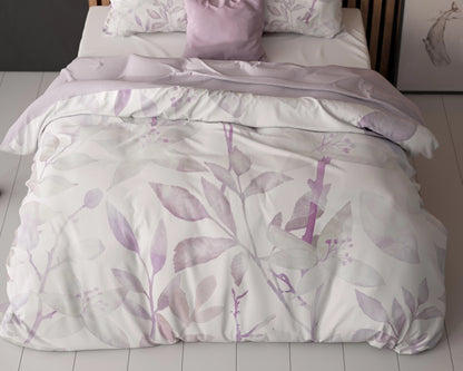 Water leaves Bettbezug Weiss