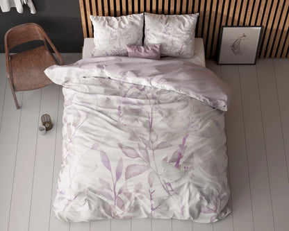 Water leaves Bettbezug Weiss