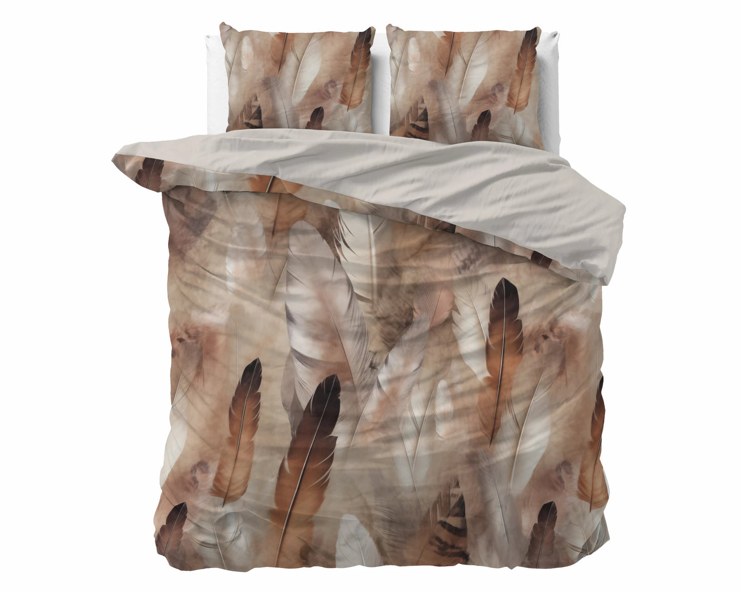 Feathura Bettbezug Taupe