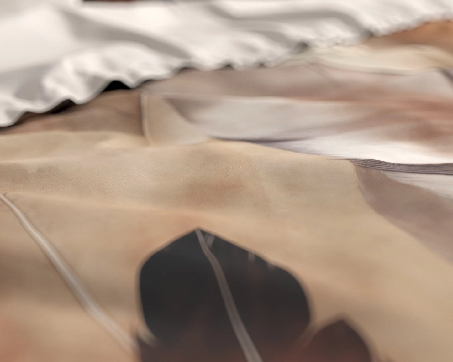 Feathura Bettbezug Taupe