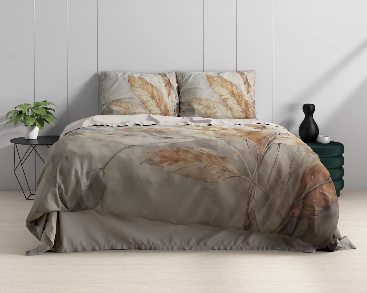 Whole Nature Bettbezug 140x220 cm Sand