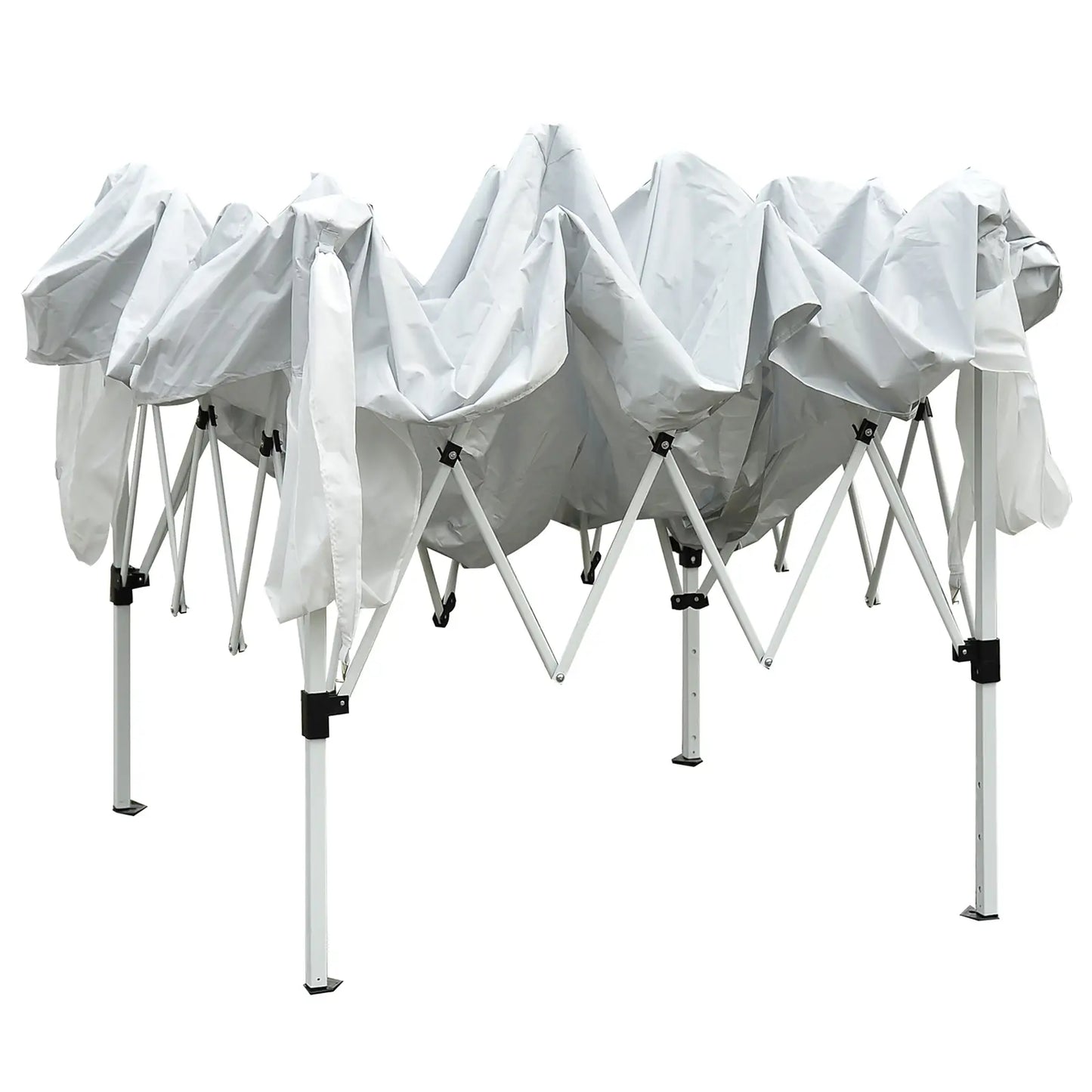 Faltpavillon 3x3m Pavillon Faltzelt Partyzelt Gartenzelt Popup Weiss