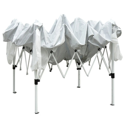 Faltpavillon 3x3m Pavillon Faltzelt Partyzelt Gartenzelt Popup Weiss