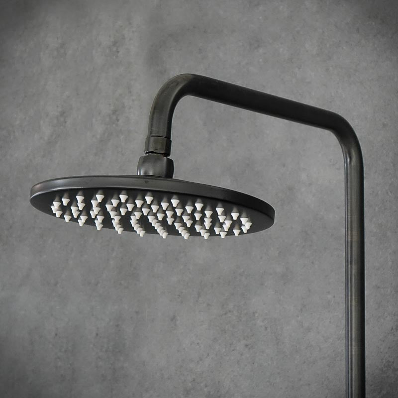 Duschhahn Brausebatterie YORK Schwarz - Palo24