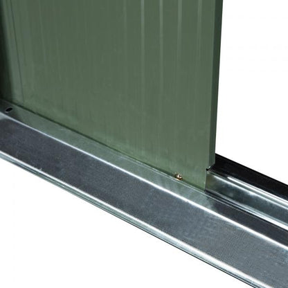 Gerätehaus Gartenhaus Geräteschuppen Hellgrün 280 x 130 x 172 cm - Palo24