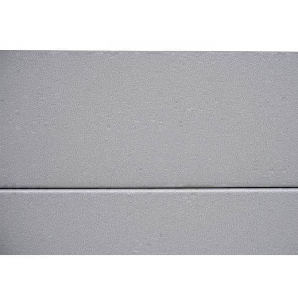 Mähroboter-Garage mit Pflanzkasten HWC-G60, Dach Unterstand für Rasenmäher, Metall 37x60x70cm ~ grau - Palo24