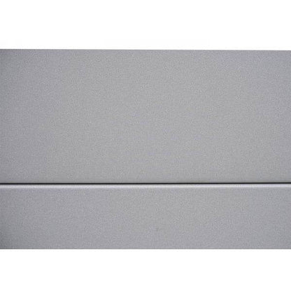 Mähroboter-Garage mit Pflanzkasten HWC-G60, Dach Unterstand für Rasenmäher, Metall 37x60x70cm ~ grau - Palo24