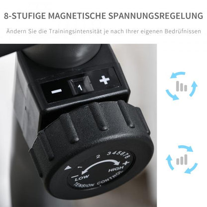 Liegeergometer LCD-Anzeige 8 stufig einstellbarem Magnetwiderstand