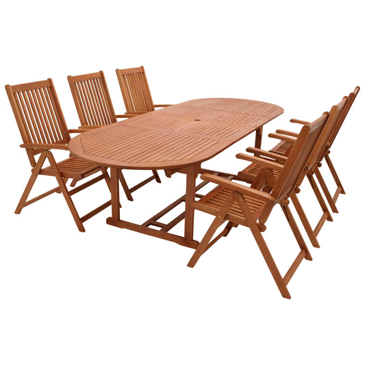 Ensemble LAGO 7 pièces, eucalyptus huilé, certifié FSC®