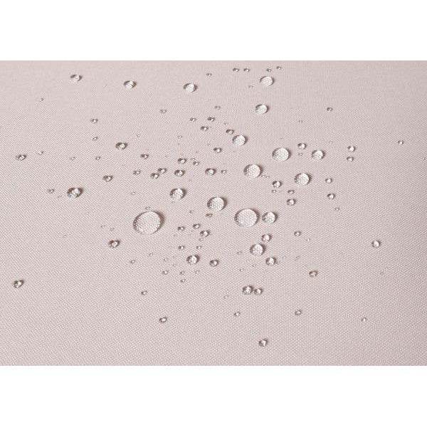 Garten-Garnitur mit Sessel Lounge-Set Sofa, Spun Poly Akazie Holz MVG Aluminium ~ hellbraun, Polster beige - Palo24