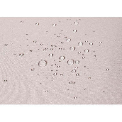 Garten-Garnitur mit Sessel Lounge-Set Sofa, Spun Poly Akazie Holz MVG Aluminium ~ hellbraun, Polster beige - Palo24