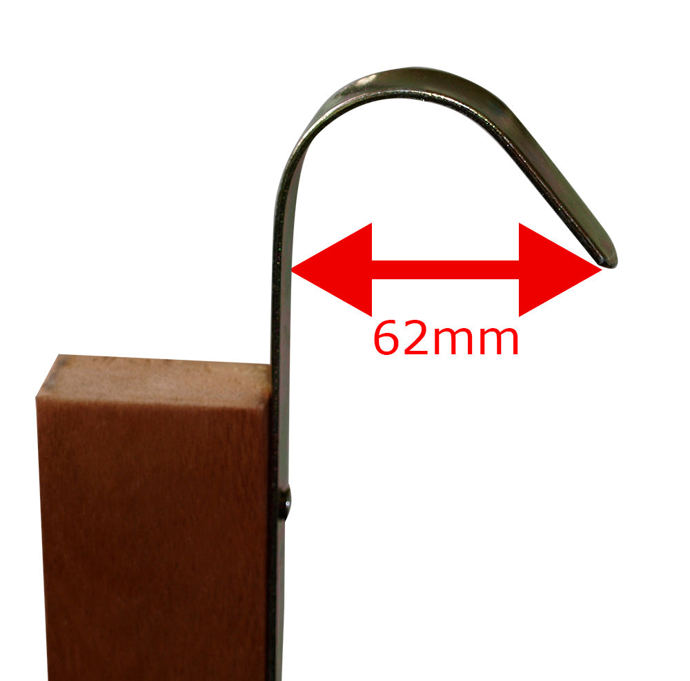 Balkonhängetisch 60x40cm, Akazienholz geölt