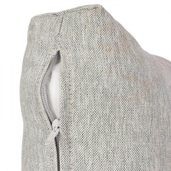 Garten-Garnitur HWC-L26, Gartenlounge Lounge-Set Sitzgruppe Sofa, Metall Akazie Holz MVG-zertifiziert ~ hellgrau - Palo24