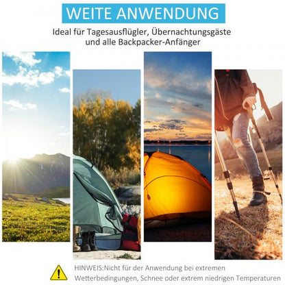 Pop up Zelt für 1-2 Personen Campingzelt für 3 Jahreszeiten