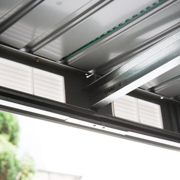 Gerätehaus Gartenhaus Geräteschuppen Dunkelgrün - Palo24