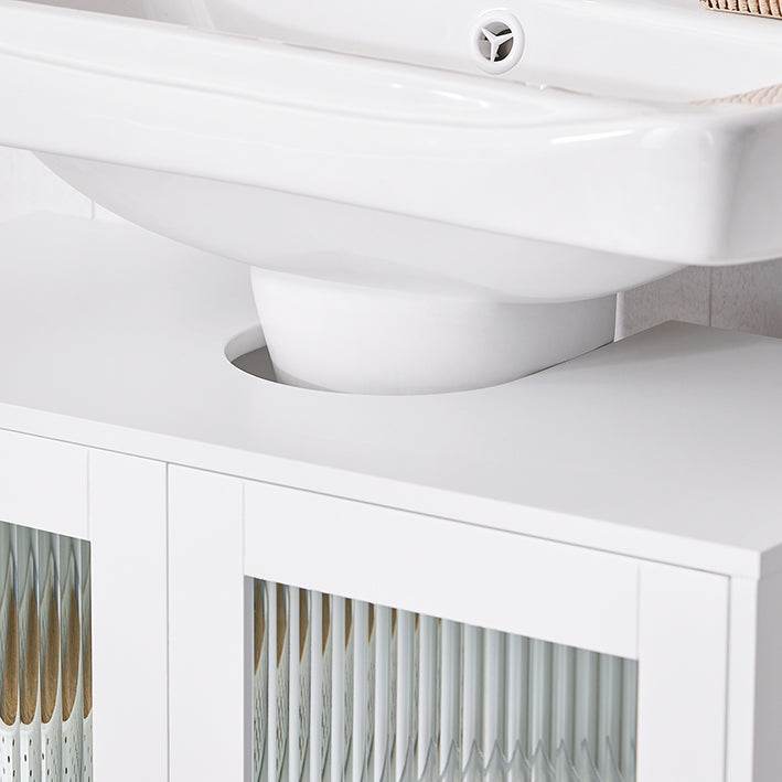 Waschbeckenunterschrank | Badschrank | Waschtisch | Badmöbel Weiss - Palo24