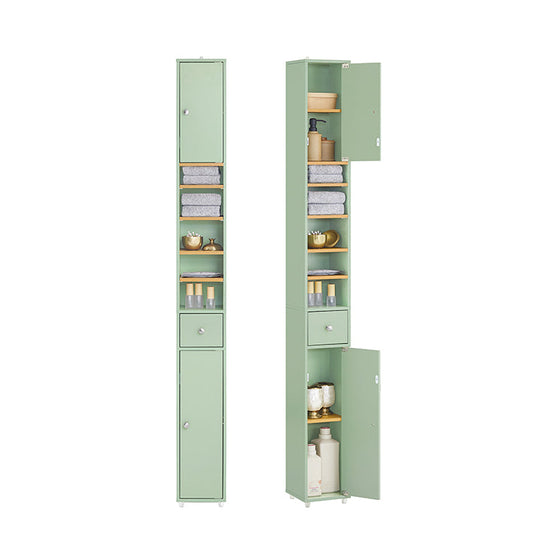 Badezimmer Hochschrank Hellgrün