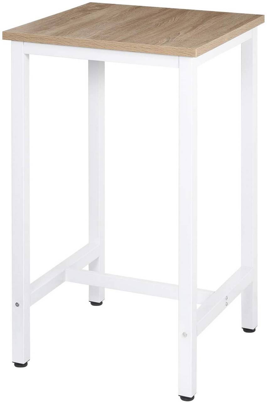 Bartisch aus Metallgestell, Tischplatte aus MDF